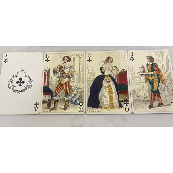 Vintage‎ Congress 1850 French Costumes Made in Spain 2 Deck Playing Cards & Box - Picture 3 of 3